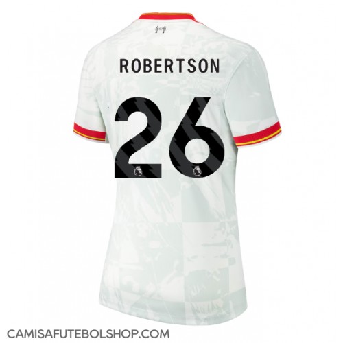 Camisa de time de futebol Liverpool Andrew Robertson #26 Replicas 3º Equipamento Feminina 2024-25 Manga Curta